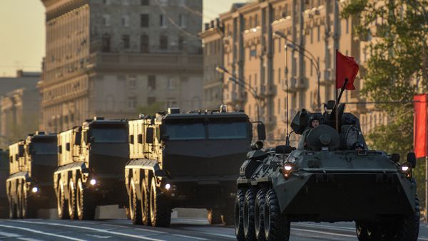 Military equipment takes part in Victory Day Parade rehearsal Military equipment takes part in Victory Day Parade rehearsal - Sputnik International