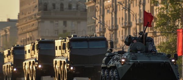 Military equipment takes part in Victory Day Parade rehearsal Military equipment takes part in Victory Day Parade rehearsal - Sputnik International