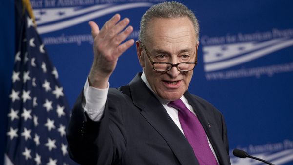 US Democratic Senator Chuck Schumer of New York during a speech at the Center for American Progress (CAP) in Washington, DC, January 23, 2014 US Democratic Senator Chuck Schumer of New York during a speech at the Center for American Progress (CAP) in Washington, DC, January 23, 2014 - Sputnik International