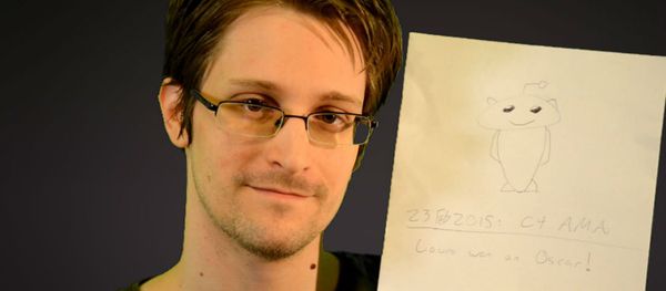 On Monday, after the film, Citizenfour, won the Oscar for Best Documentary, filmmaker Laura Poitras, journalist Glenn Greenwald and the film’s subject, NSA whistleblower Edward Snowden opened themselves up to questions during a Reddit AMA. On Monday, after the film, Citizenfour, won the Oscar for Best Documentary, filmmaker Laura Poitras, journalist Glenn Greenwald and the film’s subject, NSA whistleblower Edward Snowden opened themselves up to questions during a Reddit AMA. - Sputnik International