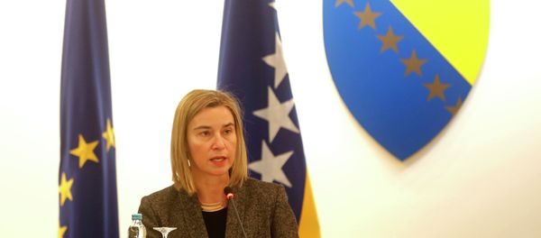 European Union Foreign Policy Chief Federica Mogherini speaks to Bosnian politicians in Parliament building in Sarajevo, February 23, 2015 European Union Foreign Policy Chief Federica Mogherini speaks to Bosnian politicians in Parliament building in Sarajevo, February 23, 2015 - Sputnik International