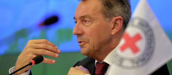 President of the International Committee of the Red Cross (ICRC) Peter Maurer speaks during a press conference in Moscow on February 24, 2015 President of the International Committee of the Red Cross (ICRC) Peter Maurer speaks during a press conference in Moscow on February 24, 2015 - Sputnik International