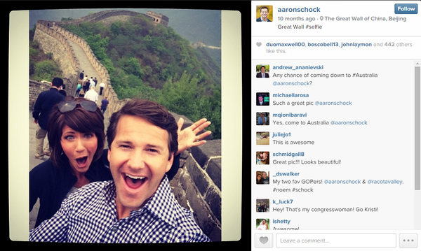 Enjoying the Great Wall of China, Aaron? Enjoying the Great Wall of China, Aaron? - Sputnik International