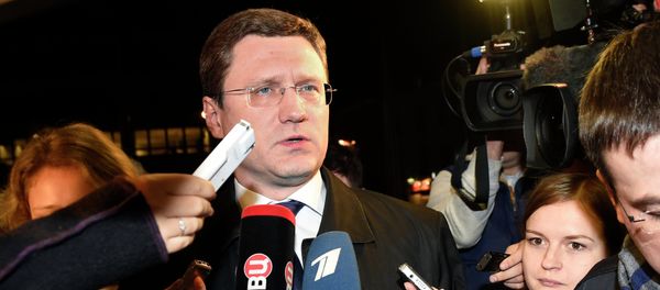 Alexander Novak, Russian Energy Minister, arrives at the European Union Commission headquarters in Brussels - Sputnik International