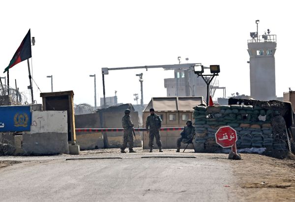 Afghan National Army (ANA) soldiers stand guard at the main gate of the Parwan Detention Facility Center on the outskirts of Bagram, some 50 kilometers (30 miles) north of Kabul, Afghanistan - Sputnik International