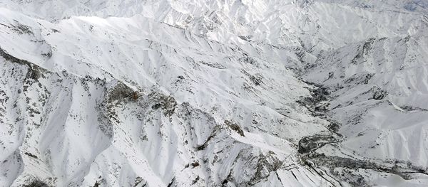 An aerial view shows Salang village covered with snow after avalanches killed at least 165 people at the Salang tunnel in Parwan province. File Photo An aerial view shows Salang village covered with snow after avalanches killed at least 165 people at the Salang tunnel in Parwan province. File Photo - Sputnik International