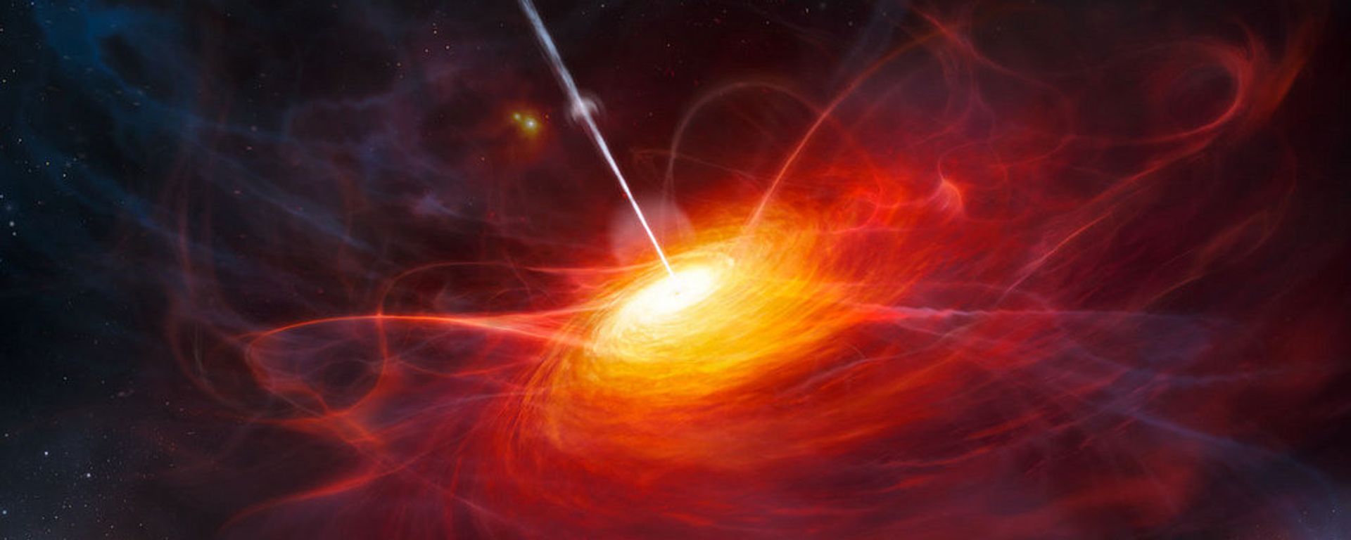 An artist’s rendering of the most distant quasar - Sputnik International, 1920, 13.03.2021