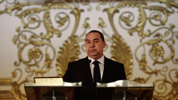 Igor Plotnitsky inaugurated official Head of Luhansk People's Republic - Sputnik International