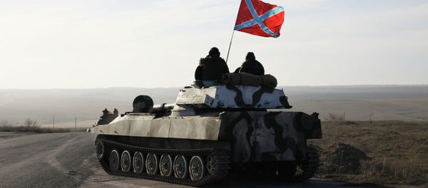 The self-proclaimed Donetsk and Lugansk people’s republics in eastern Ukraine issued a joint statement Wednesday. The self-proclaimed Donetsk and Lugansk people’s republics in eastern Ukraine issued a joint statement Wednesday. - Sputnik International
