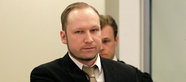 Accused Norwegian Anders Behring Breivik gestures as he arrives at the courtroom, in Oslo, Norway Accused Norwegian Anders Behring Breivik gestures as he arrives at the courtroom, in Oslo, Norway - Sputnik International
