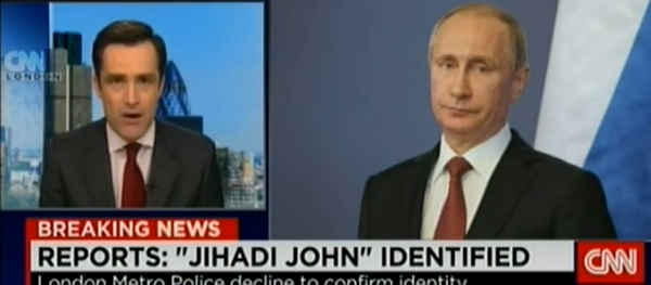 CNN has done it again. Apparently the secret identity of ISIL killer 'Jihadi John' is Russian President Vladimir Putin. CNN has done it again. Apparently the secret identity of ISIL killer 'Jihadi John' is Russian President Vladimir Putin. - Sputnik International