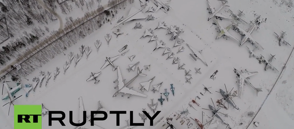 The bird's eye view of the Central Air Force Museum near Moscow, Russia. The bird's eye view of the Central Air Force Museum near Moscow, Russia. - Sputnik International