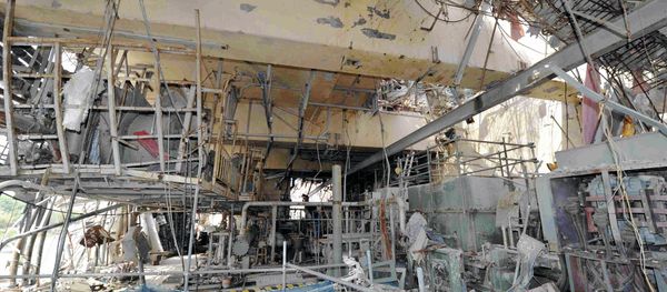 The inside of the tsunami-crippled No. 4 reactor building is seen during a press tour at Tokyo Electric Power Co.'s (TEPCO) Fukushima Dai-ichi nuclear power plant in Okuma, Fukushima Prefecture, Japan, Saturday, May 26, 2012. The inside of the tsunami-crippled No. 4 reactor building is seen during a press tour at Tokyo Electric Power Co.'s (TEPCO) Fukushima Dai-ichi nuclear power plant in Okuma, Fukushima Prefecture, Japan, Saturday, May 26, 2012. - Sputnik International