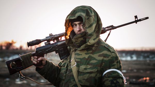 Situation in Lohvinove, Donbas - Sputnik International