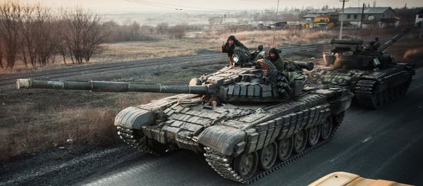 DPR self-defense fighters in Donetsk region - Sputnik International