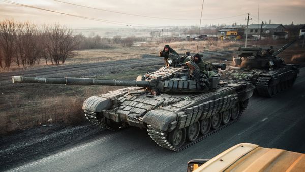 DPR self-defense fighters in Donetsk region DPR self-defense fighters in Donetsk region - Sputnik International