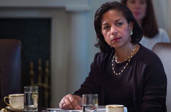 National Security Advisor Susan Rice listens as US President Barack Obama talks with members of his cabinet during a meeting at the White House in Washington, DC National Security Advisor Susan Rice listens as US President Barack Obama talks with members of his cabinet during a meeting at the White House in Washington, DC - Sputnik International