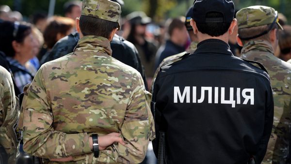 Ukrainian law enforcement officers Ukrainian law enforcement officers - Sputnik International