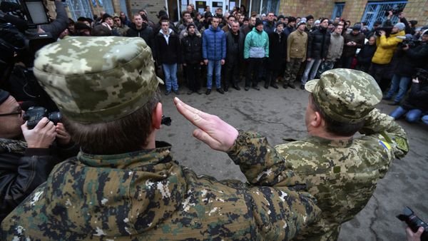 Ukrainian army launches fourth mobilization campaign Ukrainian army launches fourth mobilization campaign - Sputnik International
