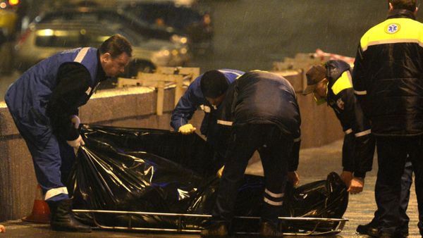 On the site of the killing of leading opposition figure and former deputy prime minister Boris Nemtsov On the site of the killing of leading opposition figure and former deputy prime minister Boris Nemtsov - Sputnik International