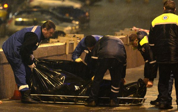 On the site of the killing of leading opposition figure and former deputy prime minister Boris Nemtsov On the site of the killing of leading opposition figure and former deputy prime minister Boris Nemtsov - Sputnik International
