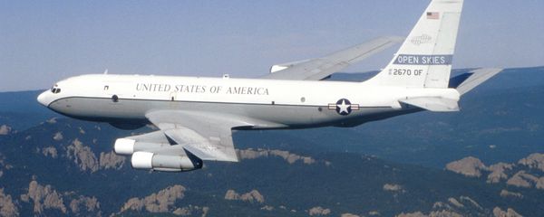 A Boeing OC-135B Open Skies aircraft - the type used in this week's US-Ukrainian overflight over Russia. - Sputnik International