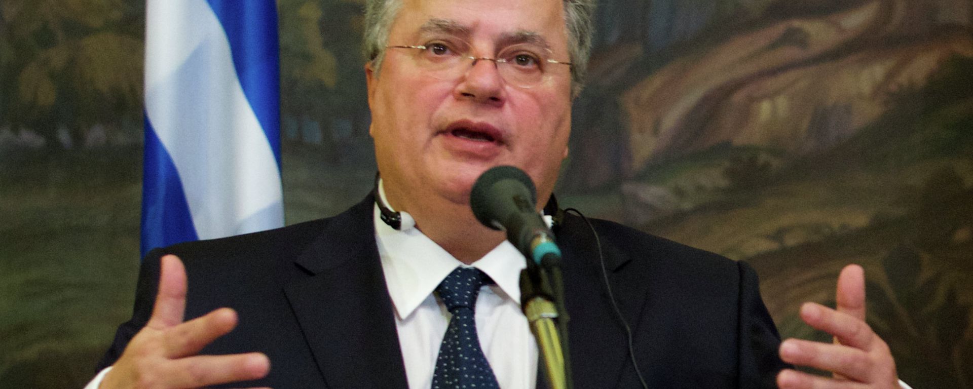 Greek Foreign Minister Nikos Kotzias Greek Foreign Minister Nikos Kotzias - Sputnik International, 1920, 23.10.2021