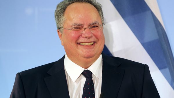 Greek Foreign Minister Nikos Kotzias Greek Foreign Minister Nikos Kotzias - Sputnik International