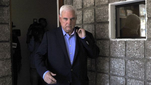Panamanian former president and deputy of the Central American Parliament (Parlacen) Ricardo Martinelli arrives to a parliament's plenary session in Guatemala city Panamanian former president and deputy of the Central American Parliament (Parlacen) Ricardo Martinelli arrives to a parliament's plenary session in Guatemala city - Sputnik International