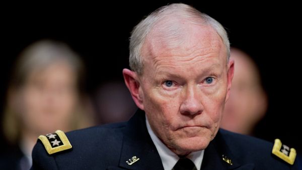 Joint Chiefs Chairman Gen. Martin Dempsey testifies on Capitol Hill in Washington, Tuesday, March 3, 2015, before the Senate Armed Services Committee Joint Chiefs Chairman Gen. Martin Dempsey testifies on Capitol Hill in Washington, Tuesday, March 3, 2015, before the Senate Armed Services Committee - Sputnik International