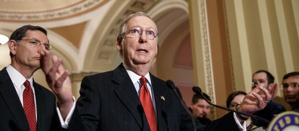 Senate Majority Leader Mitch McConnell at the Capitol in Washington, Tuesday, March 3, 2015 Senate Majority Leader Mitch McConnell at the Capitol in Washington, Tuesday, March 3, 2015 - Sputnik International
