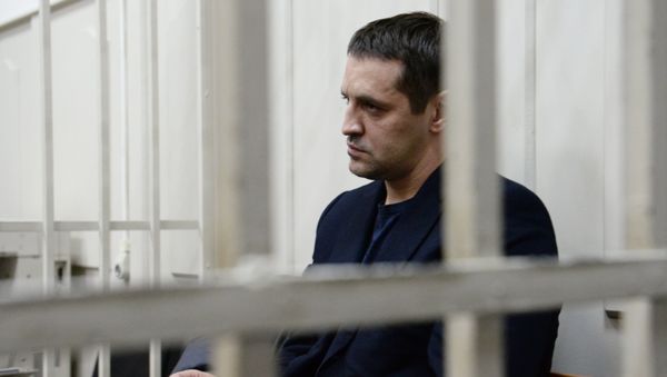 Judge Natalia Mushnikova ruled that Andrei Ikramov should be kept in pre-trial detention until April 27 Above: Andrei Ikramov. - Sputnik International