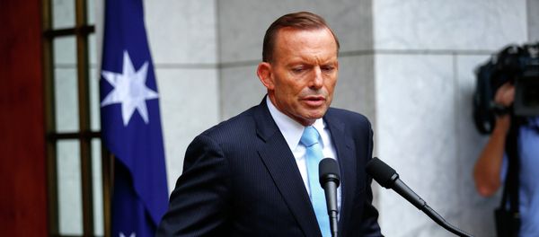 Australia's Prime Minister Tony Abbott addresses members of the media after a party room meeting at Parliament House in Canberra. File photo - Sputnik International