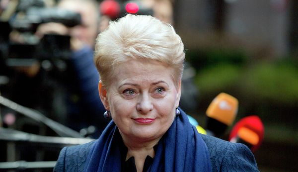 Lithuanian President Dalia Grybauskaite arrives for an EU summit in Brussels - Sputnik International