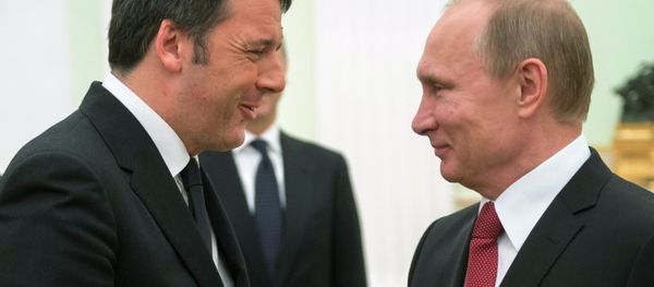 President Putin meets with Italian Prime Minister Renzi - Sputnik International