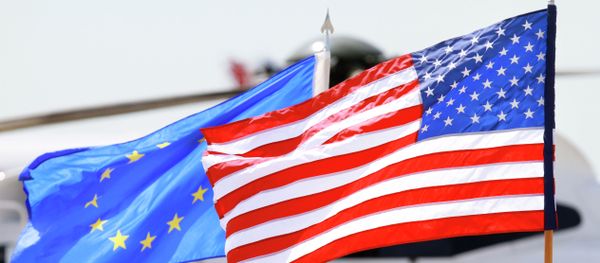 US and EU flags US and EU flags - Sputnik International