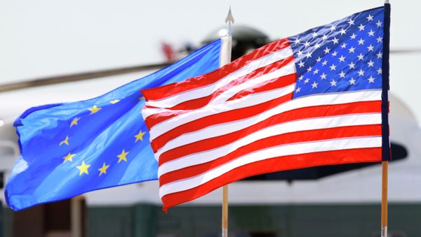 US and EU flags - Sputnik International
