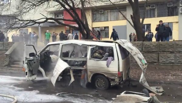 Explosion in Kharkiv Explosion in Kharkiv - Sputnik International