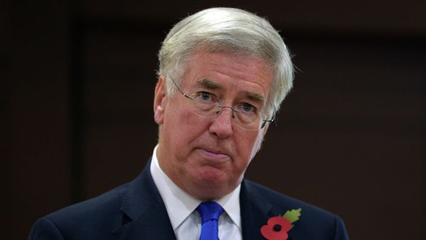British Secretary of State for Defence Michael Fallon speaks during an event at the Vivekananda International Foundation in New Delhi on October 30, 2014 - Sputnik International