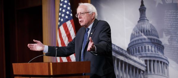 Sen. Bernie Sanders, I-Vt. gestures during a news conference on Capitol Hill in Washington, Friday, Jan. 16, 2015 Sen. Bernie Sanders, I-Vt. gestures during a news conference on Capitol Hill in Washington, Friday, Jan. 16, 2015 - Sputnik International