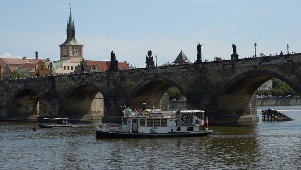 Charles Bridge over the Vltava River in Prague. Charles Bridge over the Vltava River in Prague. - Sputnik International