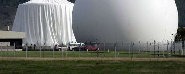 Satellite communications dome at Waihopai satellite communications interception station near Blenheim, New Zealand Satellite communications dome at Waihopai satellite communications interception station near Blenheim, New Zealand - Sputnik International