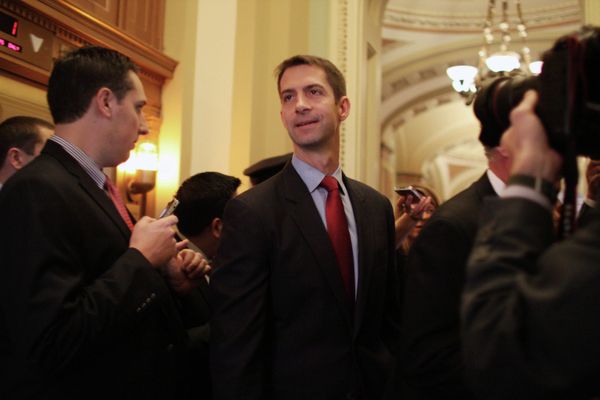 Arkansas Senator Tom Cotton, the letter's organizer. Arkansas Senator Tom Cotton, the letter's organizer. - Sputnik International