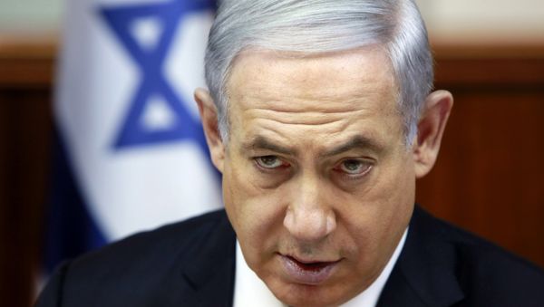 Israeli Prime Minister Benjamin Netanyahu chairs the weekly cabinet meeting at his Jerusalem office, Sunday, March 8, 2015. Tens of thousands of Israelis gathered Saturday night at a Tel Aviv square under the banner Israel wants change and called for Netanyahu to be replaced in March 17 national elections. Israeli Prime Minister Benjamin Netanyahu chairs the weekly cabinet meeting at his Jerusalem office, Sunday, March 8, 2015. Tens of thousands of Israelis gathered Saturday night at a Tel Aviv square under the banner Israel wants change and called for Netanyahu to be replaced in March 17 national elections. - Sputnik International