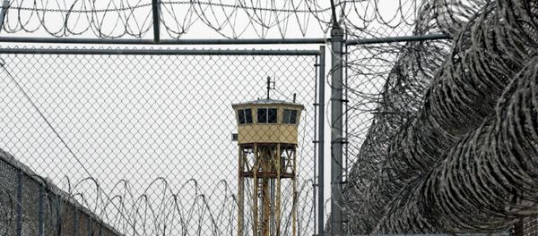 A watch tower is seen at the Wasatch facility during a media tour Thursday, Feb. 26, 2015, at the Utah State Correctional Facility in Draper, Utah. Gov. Gary Herbert said Thursday that he's opposed to the idea of allowing a state commission to pick a location to build a new prison instead of leaving the decision with the Legislature. - Sputnik International