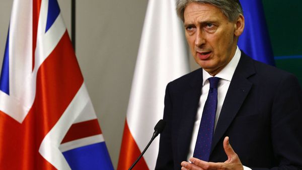 Britain's Foreign Secretary Philip Hammond Britain's Foreign Secretary Philip Hammond - Sputnik International