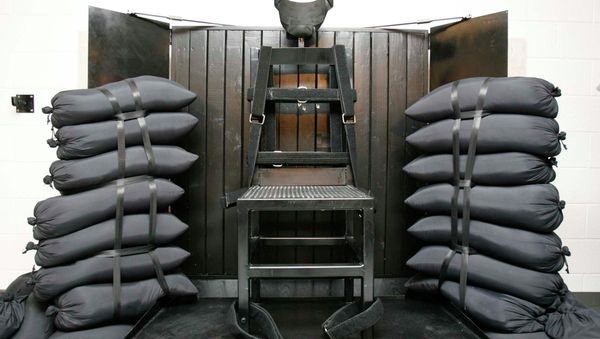 This file photo shows the firing squad execution chamber at the Utah State Prison in Draper, Utah. Utah's Gov. Gary Herbert will not say if he'll sign a bill to bring back the firing squad but does say the method would give Utah a backup execution method. - Sputnik International