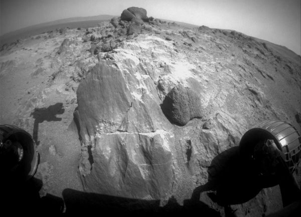 The Opportunity Rover found some weird rocks on the red planet's surface. The Opportunity Rover found some weird rocks on the red planet's surface. - Sputnik International