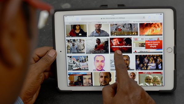 An internet search yields thumbnail results of news related to the controversial BBC documentary on the victim of a December 2012 gang-rape, in Bangalore on March 6, 2015 An internet search yields thumbnail results of news related to the controversial BBC documentary on the victim of a December 2012 gang-rape, in Bangalore on March 6, 2015 - Sputnik International