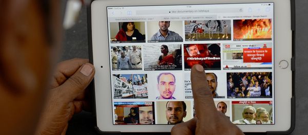 An internet search yields thumbnail results of news related to the controversial BBC documentary on the victim of a December 2012 gang-rape, in Bangalore on March 6, 2015 An internet search yields thumbnail results of news related to the controversial BBC documentary on the victim of a December 2012 gang-rape, in Bangalore on March 6, 2015 - Sputnik International